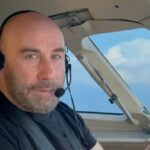 John Travolta Instagram - Early evening flight. 🛩