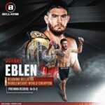 Johnny Eblen Instagram - 𝗧𝗛𝗔𝗧’𝗦 𝗔 𝗕𝗔𝗗 𝗕𝗔𝗗 𝗠𝗔𝗡 😤 @bellatormma Middleweight World Champion @johnnyeblen is no one to play with once the cage door closes #PFLvsBellator | #RiyadhSeason