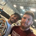 Johnny Eblen Instagram - Not even in camp yet but I’ve been training like a mad man. From helping teammates out to working on specific techniques to getting live rounds in. I’ve got a good balance right now of trainin and chillin 😎 Leveling up, saying healthy, providing value and enjoying the ride… that’s the name of the game 🫡