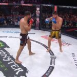 Johnny Eblen Instagram - 𝑪𝑯𝑨𝑴𝑷𝑰𝑶𝑵𝑺𝑯𝑰𝑷 𝑴𝑶𝑴𝑬𝑵𝑻 🏆 @johnnyeblen left no doubt at Bellator 282 that he was here to stay capturing the Bellator Middleweight World Title #PFLvsBellator