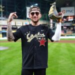 Johnny Manziel Instagram - Crossing some things off the bucket list. Thank you @cactusjackfoundation @cactusjack @travisscott and the entire crew for having me out🤞🏼 MUCH LOVEEEEE 🌵 Minute Maid Park