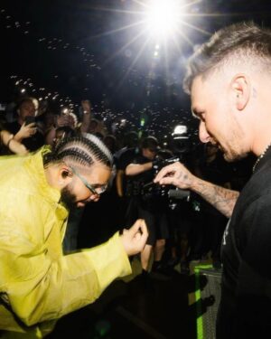 Johnny Manziel Instagram - Honored to be a part of your journey @champagnepapi . You and your music have changed my life for the better. Thank you for letting the kid from Texas share that moment with you #SZN
