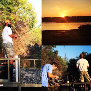 Johny Hendricks Instagram - Had a fun interview with NBC the other morning. We did it out on my @tracker_boats at the lake! #fishing #gonefishing thanks @paige_ufc for the pics.