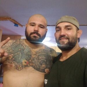 Johny Hendricks Instagram - @rrosalez49 just got done with some good training this morning #wrestling #trainhard