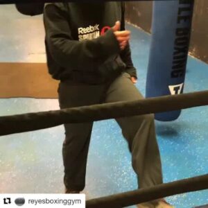 Johny Hendricks Instagram - Hard day of mitts and core workout @reyesboxinggym @worldbkff