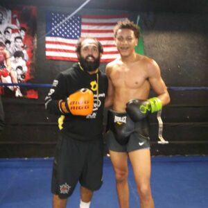 Johny Hendricks Instagram - Got some good sparring in today @reyesboxinggym @specimenfightgear @bareknucklewbkff