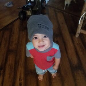 Johny Hendricks Instagram - My boy won't give me my beanie back that friend gave me. Mac electric