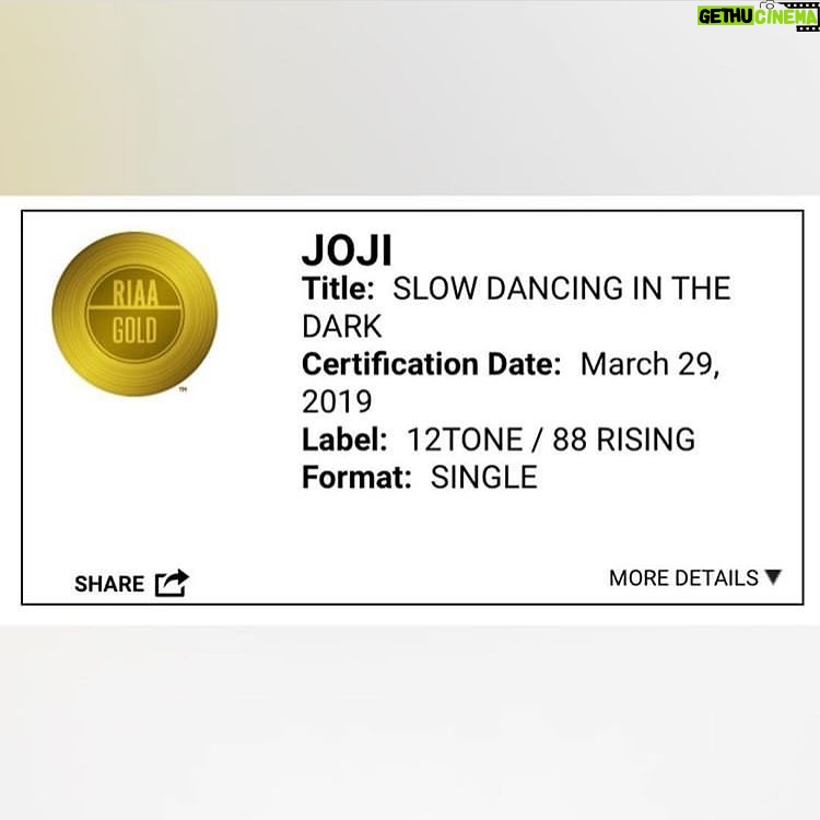 Joji Instagram - A little late to the party but SDITD went Gold❤❤❤ thank you for holdin ur boy down. More to come 🐊🐸