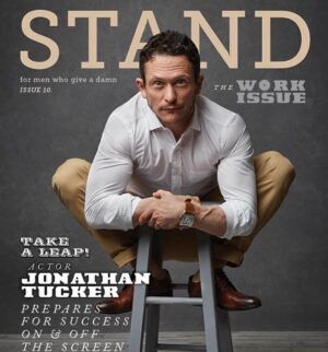 Jonathan Tucker Instagram - “When you open yourself to other people’s stories, you connect. It makes you a fuller human being, a better father, husband, son, and it makes you a better storyteller and actor. That’s no more or less real or valuable. The most real or valuable day of your life is right now.” LINK IN BIO @standmagazine1 with @whithonea