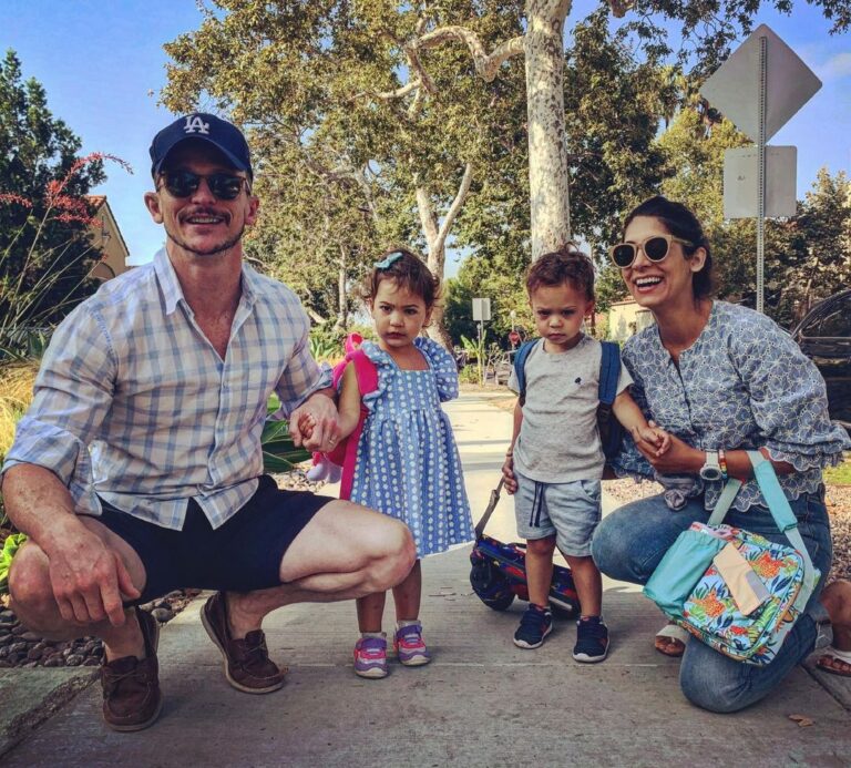 Jonathan Tucker Instagram - Moments after this photo was taken both parents cried like toddlers. The first day of preschool.