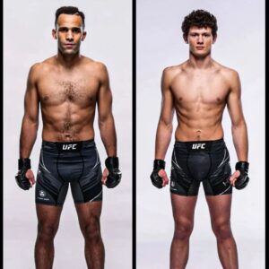 Jordan Leavitt Instagram - Who wore it better? 🧐
#longlivethemonkeyking 

November 18th is right around the corner 😎
#warmonkeyking 

Photo Cred: @ufcfanfighter
#mma #bjj #ufc