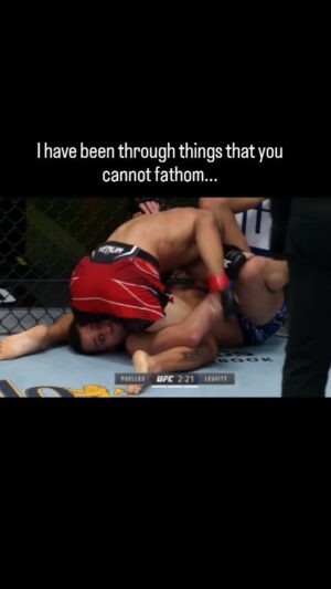 Jordan Leavitt Instagram - What doesn't kill you makes you stranger🫣
Looking to avoid some more lowlights on November 18th. 😂

#warmonkeyking 

#longlivethemonkeyking 

#mmamemes #bjjmemes #wrestlingmemes