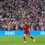 Jordi Alba Instagram - ¡¡¡CAMPEONESSSS!!! 👏🏻🏆🇪🇸 Muy contento por este momento y por poder disfrutarlo con todos los que formamos este equipo y los que nos han acompañado en el camino hasta aquí. Estoy muy orgulloso de todos vosotros!! Esta selección se merecía levantar de nuevo un título!! #NationsLeague
