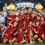 Jordi Alba Instagram - ¡¡¡CAMPEONESSSS!!! 👏🏻🏆🇪🇸 Muy contento por este momento y por poder disfrutarlo con todos los que formamos este equipo y los que nos han acompañado en el camino hasta aquí. Estoy muy orgulloso de todos vosotros!! Esta selección se merecía levantar de nuevo un título!! #NationsLeague