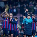 Jordi Alba Instagram - Espectacular el Camp Nou, gracias por el ambiente y el apoyo de siempre. Gran esfuerzo del equipo esta noche. Iremos a Manchester a dar todo para conseguir el objetivo!! 🔵🔴