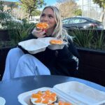 Jordyn Jones Instagram - and her juicy bagel