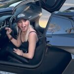 Jordyn Jones Instagram - I JUST BOUGHT AN AVENTADOR LP700-4 ROADSTER ❤️‍🔥❤️‍🔥 just in time for these amazing gas prices 😵‍💫 plz enjoy these videos of me taking delivery of my first supercar 🤭 also peep the pic with my lockscreen because manifestation is real ♓️ #V12Girl Los Angeles, California