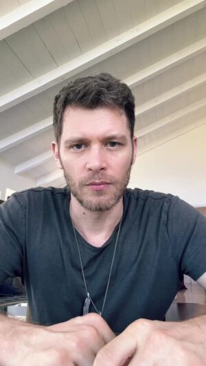 Joseph Morgan Instagram - Talking VAMPIRE and LOVE LETTERS.