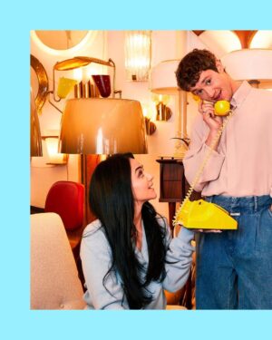Joseph Quinn Instagram - For this week's cover we chatted to the stars of this year's most London movie – @josephquinn and @hayzsquires – about genius directors (we’re looking at you, @lunacarmoon), smelly sets and prawn toast 👃🏻

Read the interview at the link in our bio 👀

Photographer: @lauramgallant
Design Director: @bryanmayesdotcom
Video: @818FPV
Writer: @phildesem
Hair: @liztaw
Make-Up: @JustineJenkins using @etalbeautycollective
Styling: @mrfabioimmediato
Location: @alfiesantiques.
Special thanks to @thirteeninteriors , @goldsmithperris , @lindabeevintage

Joseph Quinn wears trousers @amiparis, t-shirt is @dior, shirt is @fendi, ring @giovanniraspini and watch is @orienteurope. Look two, Joseph wears @closedofficial trousers, shirt and shoes are @amiparis

Hayley Squires suit is @safiyaa_official, earrings are @giovanniraspini. Look two, Hayley wears @fendi top and trousers, earrings are @giovaanniraspini