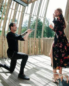 Josh Dun Instagram - I found a tree house in the woods in New Zealand and proposed to my girl. She my dude for life. I love you Debby