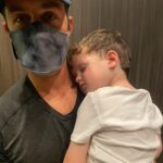 Josh Peck Instagram - One day I’ll have to explain this photo to Max but, right now I’m just glad he wants to sleep on my shoulder.