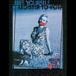 Josie Bissett Instagram - #throwbackthrusday @probinsonart @mtv @RocktheVote campaign for the 1996 elections. Your vote is your power and together, we can make our voices heard. #vote