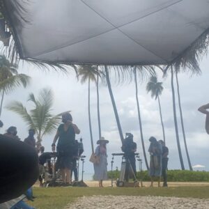 Josie Bissett Instagram - Dreaming of the beautiful beaches of Puerto Rico where we filmed @fantasyislandtv 🏝. Behind the scenes was always a blast with this gorgeous group! ❣️

Will you be tuning in to see what kind of craziness me, @lauraleightonforreal and @daphnezuniga get into on the island?! (it airs Sunday on @foxtv @8:30est) 

#fantasyisland #fantasyislandtv #melroseplace #puertorico #behindthescenes #janemancini