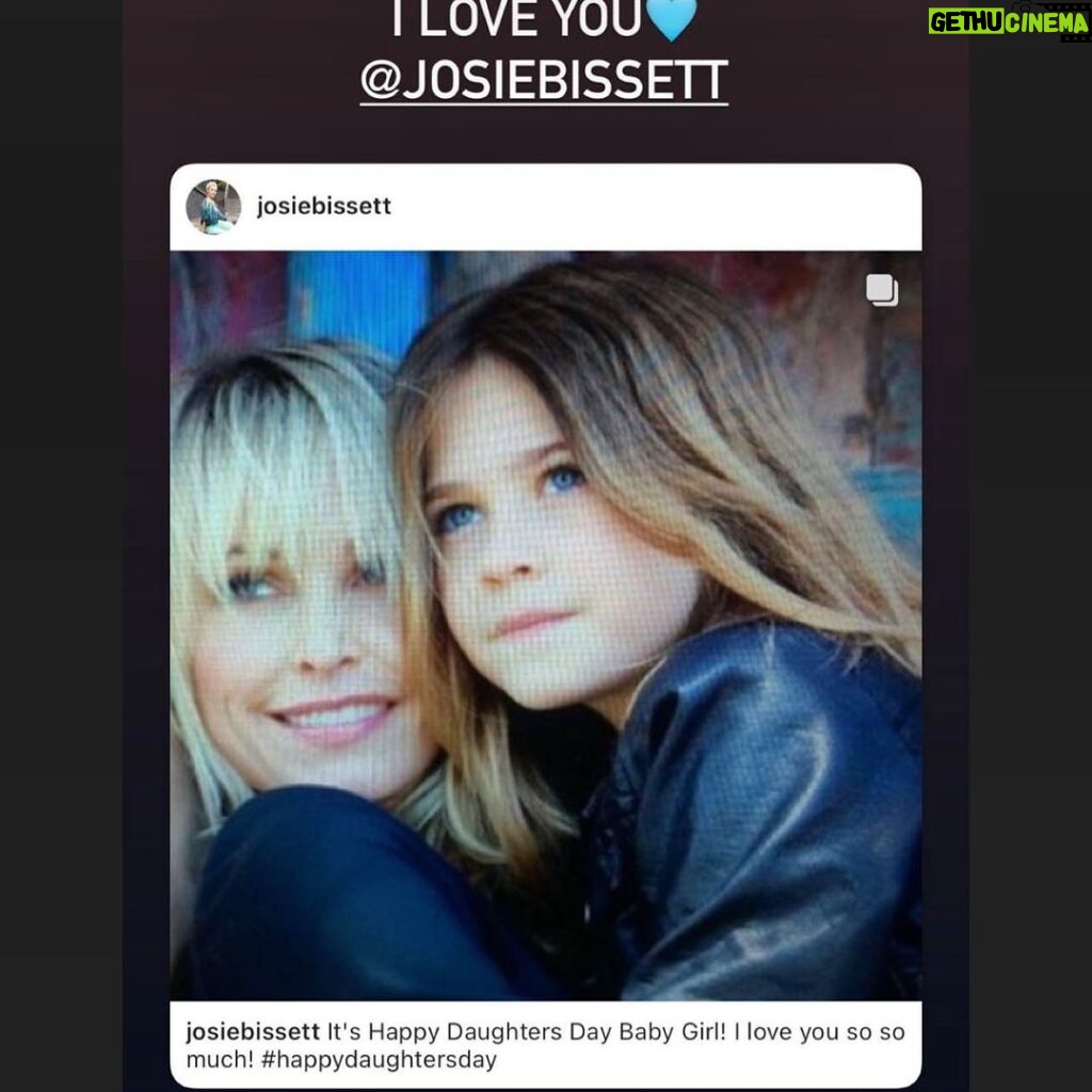 Josie Bissett Instagram - ❤️ L O V E #mygirl ❤️