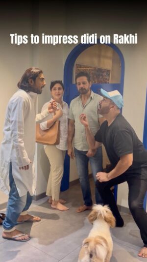 Juhi Babbar Instagram - @juuhithesoniibabbar’s rakhi gift this year is this reel 😆
Sahi hai na kisi ki “Didi” kisi ki “Jaan”? 👀 

#RakshaBandhan #rakhi #brothersisterlove #BabbarsandSonis #MissionImpressDidi #AnupSoni #JuhiBabbarSoni #PratiekBabbar #HappyBabbar #AaryaBabbar #BabbarSher #Lion #Roar 

@juuhithesoniibabbar @anupsoni3 @_prat @iamhappybabbar @babbarjasmine @priyabanerjee