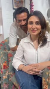 Juhi Babbar Instagram - Happy Birthday Juhi, my amazing wife, my partner in life, Today, I celebrate not only the wonderful person you are in every aspect of our life together but also your incredible talent as an actress. Last year was truly special for you as an actress. You returned to the stage and showcased your remarkable skills in a play that you created, wrote, directed, and acted in. Your on-screen brilliance in the movie 'Faraaz' (on Netflix) also stole the hearts of everyone who watched it. But above all, the love you bring to our family is beyond measure. Your presence fills our life with laughter, happiness, and a deep sense of belonging. May your passion for the art of acting continue to grow, and may you achieve bigger and more remarkable things in the world of cinema and theater. Happy Birthday, my gorgeous and talented wife! ❤️ @juuhithesoniibabbar #happybirthday #happybirthdaywife Thank you dear @aartivaid for this video🤗