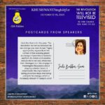 Juhi Babbar Instagram - 📬✨ Postcard Series: Authors Share Thoughts on the Khushwant Singh Literary Festival 📚🎉 Join us on a journey through the minds of literary luminaries as they pen their thoughts on the Khushwant Singh Literary Festival. In the spirit of the great Khushwant Singh himself, who was known for his wit and wisdom. The KSLitFest is like a reunion of kindred spirits, where literature is the unifying language. It’s where stories come alive, and the love for words is celebrated. May this festival continue to inspire generations. Khushwant Singh himself reveled in the joy of sending out postcards, sharing his thoughts, and fostering connections. Just like his books, each postcard would be a glimpse into his wit, humor, and profound wisdom. Join us in celebrating the spirit of literature and the legacy of Khushwant Singh at the Khushwant Singh Literary Festival! 💌📖 #kslitfest2023 #kasauli #khushwantsingh #bethechange #LiteraryJourney #PostcardThoughts #KhushwantSinghLegacy Kasauli