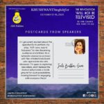 Juhi Babbar Instagram - 📬✨ Postcard Series: Authors Share Thoughts on the Khushwant Singh Literary Festival 📚🎉 Join us on a journey through the minds of literary luminaries as they pen their thoughts on the Khushwant Singh Literary Festival. In the spirit of the great Khushwant Singh himself, who was known for his wit and wisdom. The KSLitFest is like a reunion of kindred spirits, where literature is the unifying language. It’s where stories come alive, and the love for words is celebrated. May this festival continue to inspire generations. Khushwant Singh himself reveled in the joy of sending out postcards, sharing his thoughts, and fostering connections. Just like his books, each postcard would be a glimpse into his wit, humor, and profound wisdom. Join us in celebrating the spirit of literature and the legacy of Khushwant Singh at the Khushwant Singh Literary Festival! 💌📖 #kslitfest2023 #kasauli #khushwantsingh #bethechange #LiteraryJourney #PostcardThoughts #KhushwantSinghLegacy Kasauli