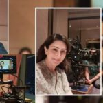 Juhi Babbar Instagram - "I AM CURIOUS ABOUT PEOPLE. THAT'S THE ESSENCE OF MY ACTING.I AM INTERESTED IN WHAT IT WOULD BE TO BE LIKE YOU" Meryl Streep ...& Me too😉❤ #loveforcamera #infrontofthecamera #behindthecamera #atshoot #excitingwork #camera #lens #light #action #love #juhibabbarsoni