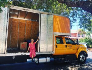 Julia Chan Instagram - Big truck. Big change. Thank you, Los Angeles, and all my magical friends here, for three life-changing years. New York, old girl, I’ll see you in a fortnight.