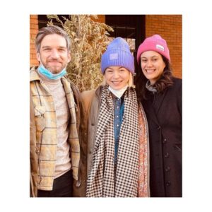 Julia Chan Instagram - My incredible Archive 81 family wrapped the show yesterday. I am beyond grateful to everyone for being so good to me when I turned up in PA bleary eyed with 3 month old Henry in tow. What a feat making a show in these times, bravo everyone, bravo, I will miss you all! 🤍