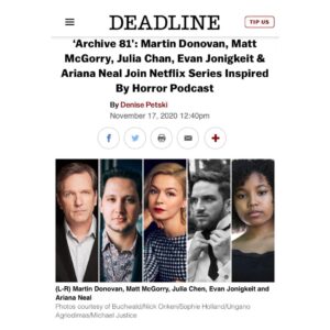 Julia Chan Instagram - Honoured to be joining this very talented company! So very grateful to be back at work, 4 months postpartum, no less, all thanks to a pretty magical support network, you know who you are ♥️ 👶🏻 🙏🏼 @netflix @beccalou34 @rsonnenshine