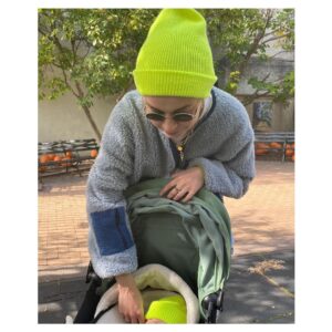 Julia Chan Instagram - #hatsforhope in honour of my dear friend 
@salvatoreantonioofficial who is raising awareness for the far too many diagnosed with brain cancer; a staggering 8 Canadians every day. Wear your hat today and show your support. 🤍

Special thanks to @trevor.ballin for making our matching neon dreams 🎾