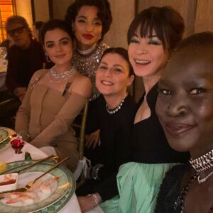 Julia Chan Instagram - Happiest reunion with this radiant woman and brilliant friend 💚🦢💝 @lucyhale
