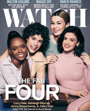 Julia Chan Instagram - Seems like another time. Out today. Thank you so much for having us on your cover @cbswatch and for believing in the show.✨
•
•
•
@sashacharninmorrison 👗
@jameswhitefoto 📷
@chelbomb 💄
@cynthiavanis 💇🏼‍♀️
@milk
