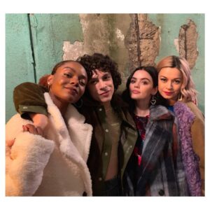 Julia Chan Instagram - WHAT ON EARTH?! So grateful for our additional script order news, and ahead of our premiere! I’m so lucky to work with this entire team of dreamboats. Congrats, @cw_katykeene fam!! 💖