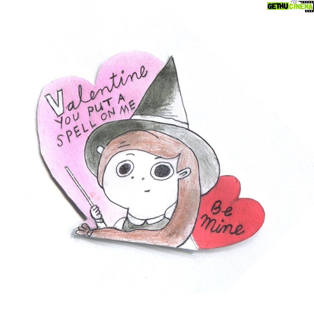 Julia Pott Instagram - Happy Valentine’s Day! Valentine’s cards by the brilliant Graham Falk!