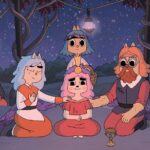Julia Pott Instagram - Deeply excited that Summer Camp Island got an honourable mention in the @nytimes Best Shows of 2023 and so are all of these cuties 🌈❤️🪄