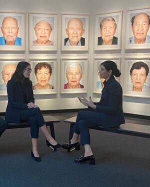 Julianna Margulies Instagram - These pics are from when I visited my interns #themuseumofjewishheritage  in NYC.
After hosting the Holocaust Remembrance Day for #CBS in 2021, I was shocked to learn that only 19 out of 50 states teach about this horrific time in our history, something we must Never Forget. 
With antisemitism on the rise I decided to try and do something to educate our next generation on the Holocaust. With the help of the Museum of Jewish Heritage we formed an educational program called HESP (Holocaust Educator School Partnership) Our goal is to counter the contemporary rise in antisemitism through education. 
After two semesters where our interns teach middle and high school students about the Holocaust we have seen a tremendous impact!
Go to:  www.MJHnyc.org/museumfund  and write “HESP” in the comment box to learn more.
#neveragain