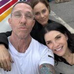 Julianna Margulies Instagram – Hanging with @nancylbanks and @mrchrismcmillan 
Nothing like old friends to make you feel at home #theMorningShow