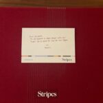 Julianna Margulies Instagram - Thank you @naomiwatts for this wonderful gift! Can’t wait to try all these beautifully wrapped products! #Stripes #supportfriends #supportwomen