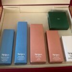 Julianna Margulies Instagram - Thank you @naomiwatts for this wonderful gift! Can’t wait to try all these beautifully wrapped products! #Stripes #supportfriends #supportwomen