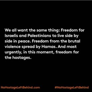 Julianna Margulies Instagram - Today we came together in solidarity not to divide but to unite to thank President Biden for his work releasing the hostages and urge all to #nohostagesleftbehind