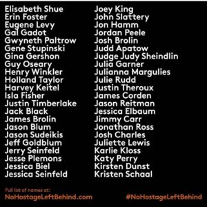 Julianna Margulies Instagram - Today we came together in solidarity not to divide but to unite to thank President Biden for his work releasing the hostages and urge all to #nohostagesleftbehind