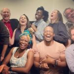 Julie Ann Emery Instagram - #TBT 1 yr ago Oh how I love and miss these wildly talented and beautiful souls. We were telling a difficult story. It required a lot of us. But we had the joy of each other while telling it. #fivedaysatmemorial @appletvplus (Note John Ridley looking right down the camera like he is surrounded by crazy people 😁) Bless you all for this experience #CherryJones @imbossladylilly @corneliussmithjr 📸 @kevinearleyoffical #JohnRidley #RobertPine @crownpeace @verafarmiga @wearlbrown Loved but not pictured @carltoncuse @e4man