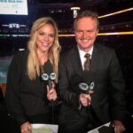 Julie Stewart-Binks Instagram - Best part about covering sports is seeing other teams come through town. I’ve always said working with the @anaheimducks was the best job I ever had and it was because of the people. It’s always about the people. (Last one best one… and my first game 🤣) #anaheimducks #flytogether #nhl #hockey #missyouyerke Pennsylvania 6 NYC